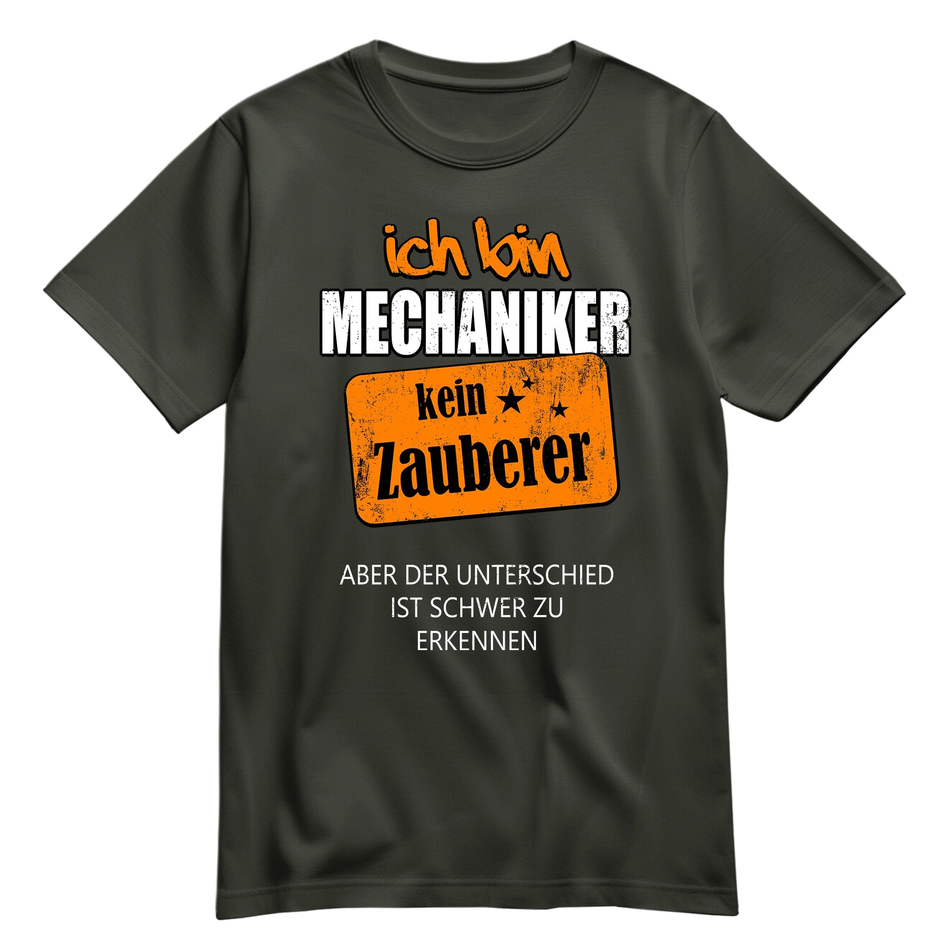Ich bin Mechaniker - kein Zauberer - Shirt Khaki - FULiMA®