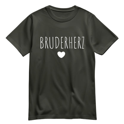 Bruder Shirt - Bruderherz Schriftzug - Geschenk