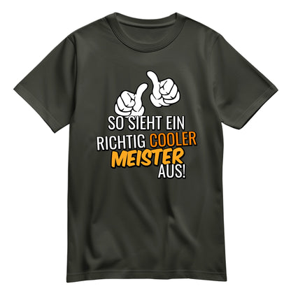 So sieht ein richtig cooler Meister aus - Shirt Khaki - FULiMA®