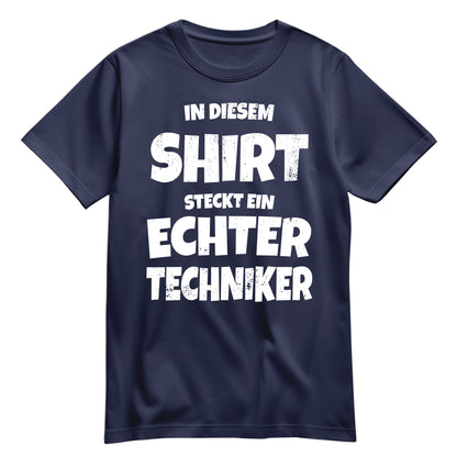 In diesem Shirt steckt ein echter Techniker - Shirt Navy - FULiMA®