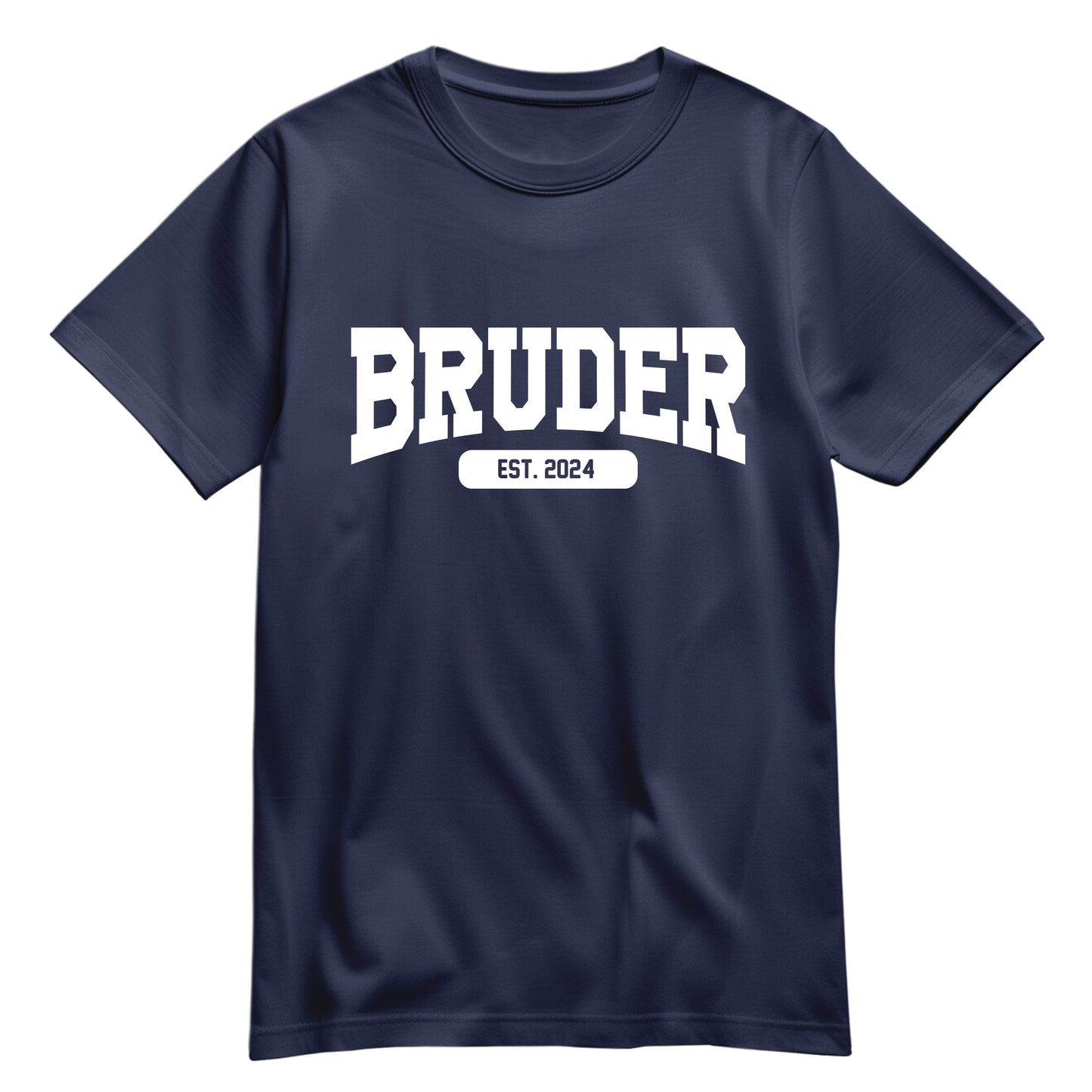 Bruder Shirt - Bruder est. Wunschjahr Collage Design - Geschenk