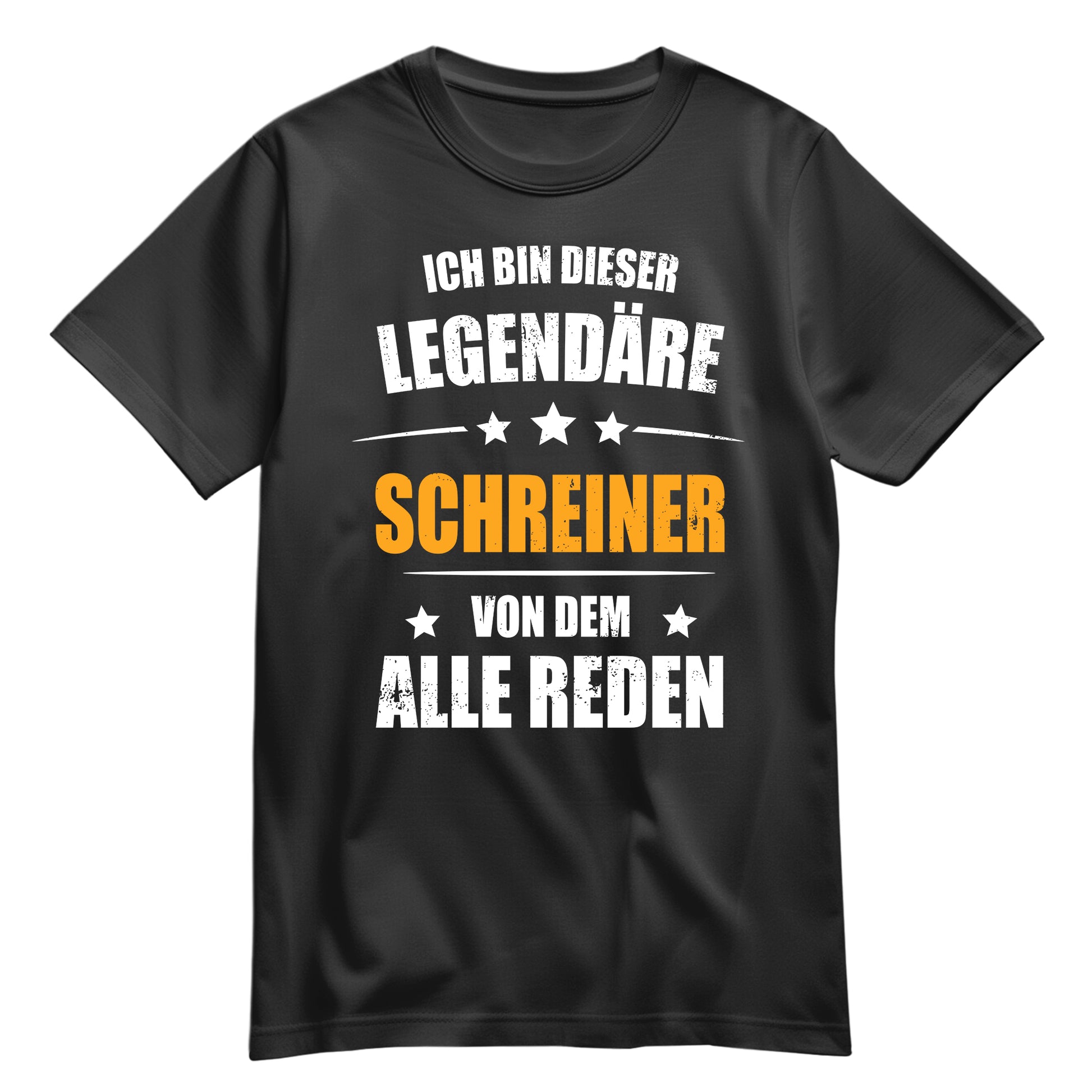 Ich bin dieser Legendäre Schreiner von dem alle reden - Shirt Schwarz - FULiMA®