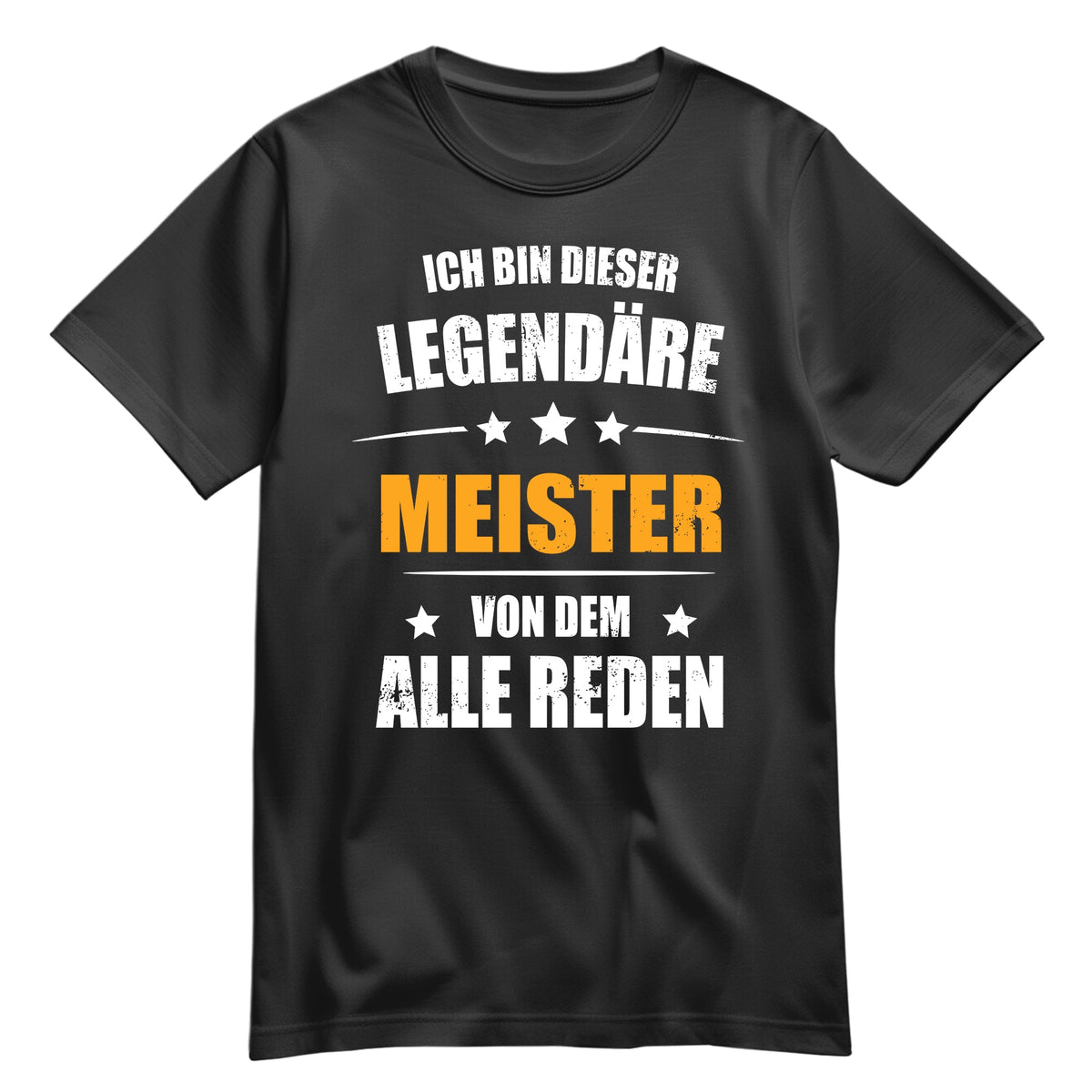 Ich bin dieser Legendäre Meister von dem alle reden - Shirt Schwarz - FULiMA®