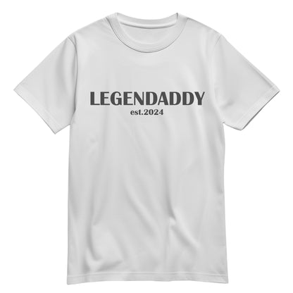 Papa T Shirt  - Legendaddy est Wunschjahr - Geschenkidee