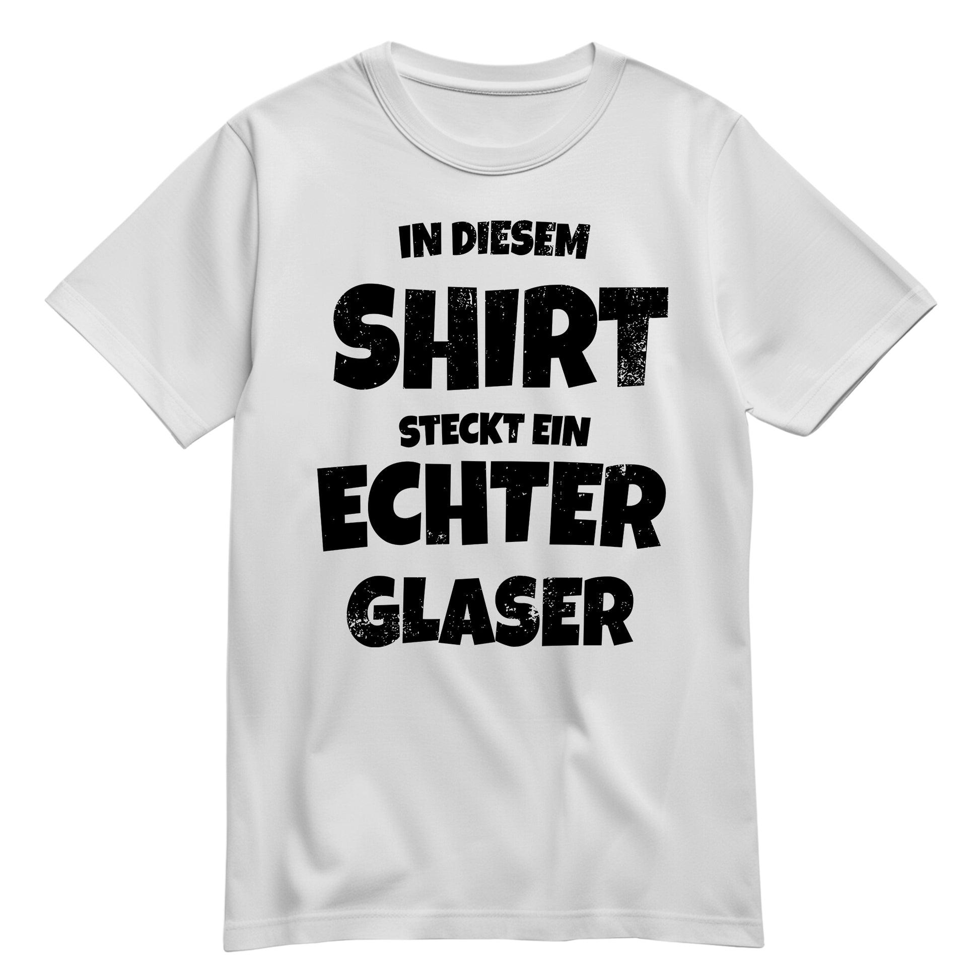 In diesem Shirt steckt ein echter Glaser - Shirt Weiß - FULiMA®